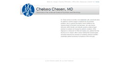 Desktop Screenshot of chelseachesenmd.com